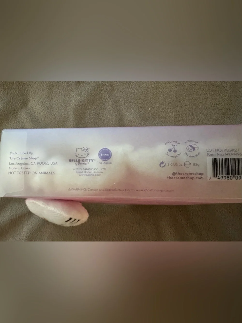 Hello Kitty brand crème